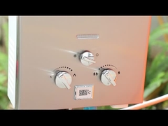 Le chauffe-eau à gaz LP Panneau en acier inoxydable Douche extérieure