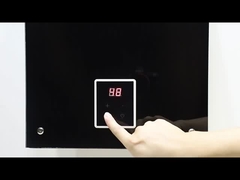 Contrôle de l'écran du chauffe-eau à gaz d'échappement de 10L pour douche