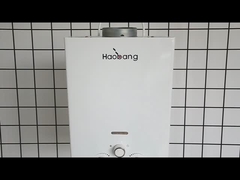 10L 2,6 GPM Chauffe-eau Panneau de revêtement noir GPL NG Type de gaz