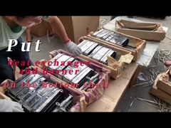 Mettez échangeur de chaleur et brûleur sur la coque inférieure