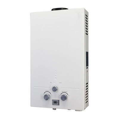 Glass Panel Finish Tankless Gas Water Heater Featuring G1/2 Connection Size Suitable for Space Saving Installation in Commercial Settings