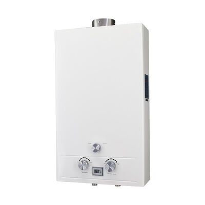 Temperature Stability Fluctuation Within 2 Degrees Celsius Flue Gas Water Heater Using LP Gas and Natural Gas with Low Water Pressure Start 0.02 MPa