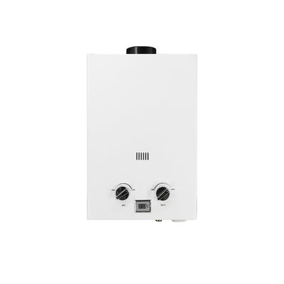110-380V Type d'échappement de la fumée du chauffe-eau à gaz Commande du bouton blanc