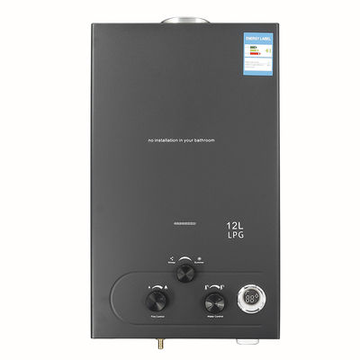 Maison utilisant chauffe-eau à gaz extérieur gaz de combustion à gaz naturel pour la douche