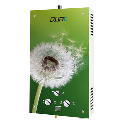 10 litres de gaz sans réservoir instantané Geyser GPL Type NG Panneau de verre coloré