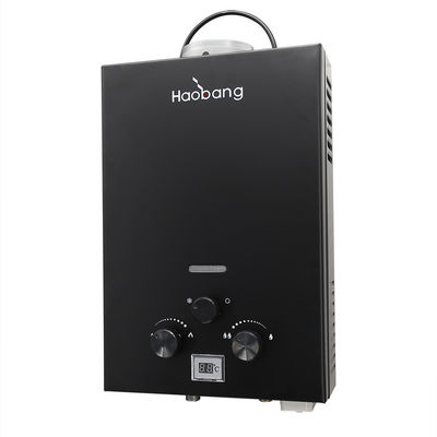 Système portable de chauffage d'eau à gaz de 6 litres