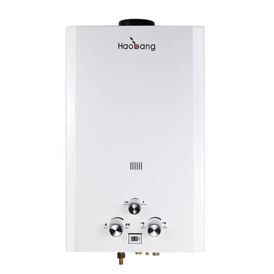 LPG NG chauffe-eau à gaz instantané Panneau de peinture en poudre blanche 10L