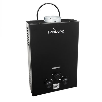 1.5 gallons Système de chauffage à l'eau au gaz liquéfié Douche de camping portable 1.58GPM
