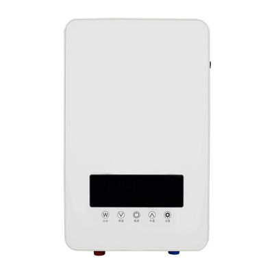 Contrôle tactile douche électrique instantanée 10kw chauffe-eau sans réservoir