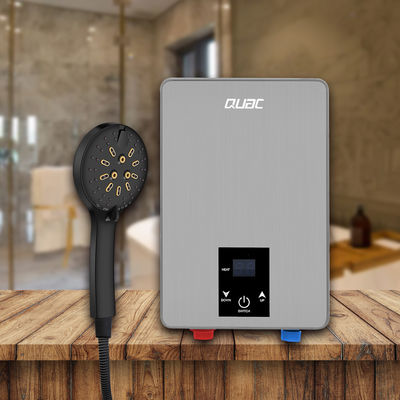 Chauffe-eau électrique instantanée avec affichage numérique et température maximale de 55°C
