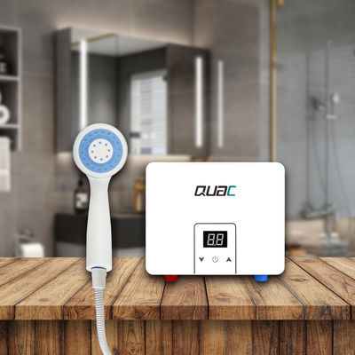 Chauffage d'eau sans réservoir à commande tactile moderne de 6 kW avec chauffe-eau en aluminium moulé