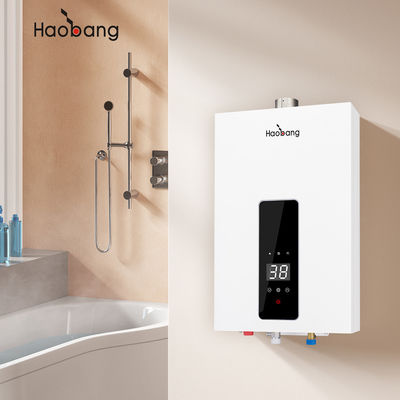 Chauffe-eau à gaz d'échappement forcé de cuisine / balcon avec réservoir en cuivre sans oxygène et efficacité ≥ 93%