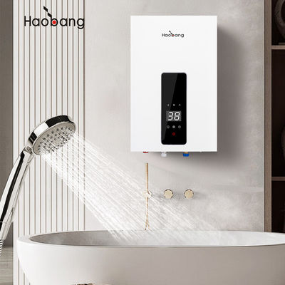 Chauffe-eau à gaz d'échappement à chauffage instantané avec réservoir en cuivre sans oxygène et étanche IPX2