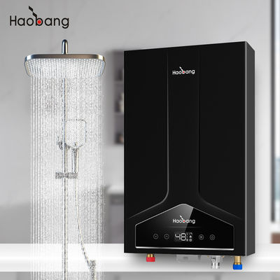 Écran LCD Chauffe-eau à gaz utilisant la technologie de l'échangeur de chaleur en cuivre sans oxygène pour le commerce