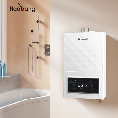 Appareil de chauffage d'eau à vents forcés avec échangeur de chaleur en cuivre sans oxygène et allumage électronique